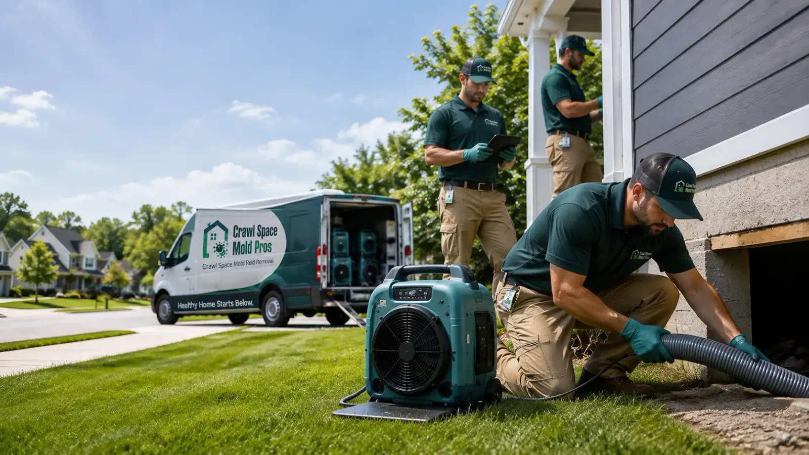Crawl Space Mold Removal in Garland, NE